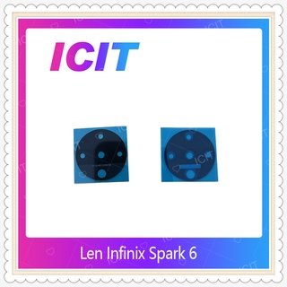 Lens Infinix Spark 6 / X682 อะไหล่เลนกล้อง กระจกเลนส์กล้อง กระจกกล้องหลัง Camera Lens (ได้1ชิ้น) อะไหล่มือถือ ICIT-Displ