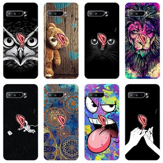 เคสสำหรับ Asus ROG Phone 3 Case Silicone Back Cover Soft Casing Asus ROG Phone 3 Phone3 ROG3 cartoon TPU เคส