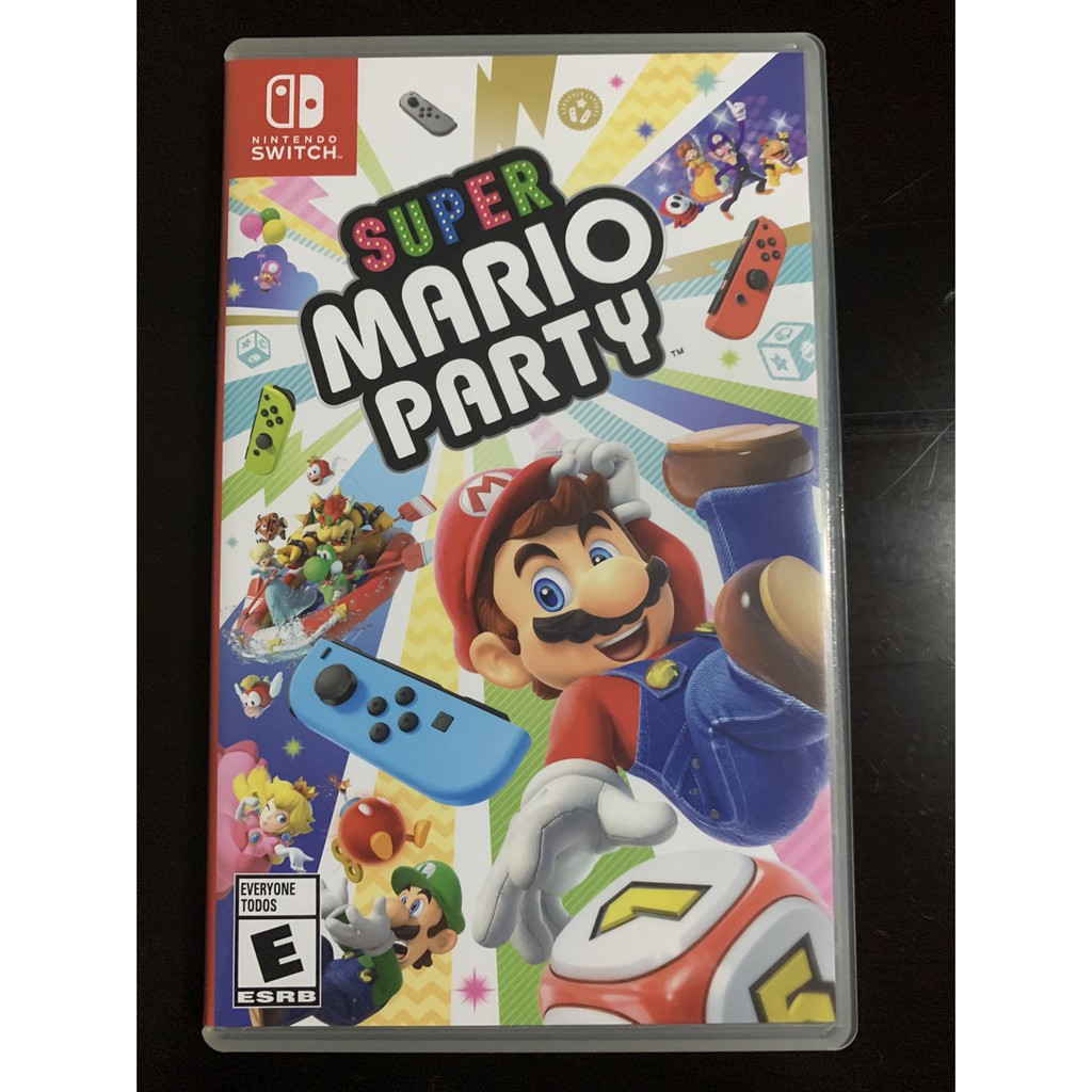 แผ่นเกมส์ Super Mario party มือ2 มือสอง Nintendoswitch สภาพใหม่ Mario party มือสอง ตลับเกม nintendos