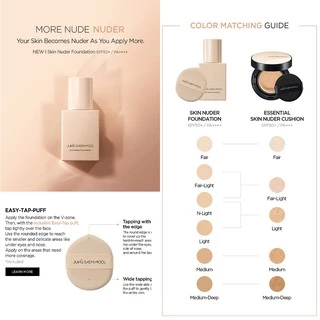 แท้💯พร้อมส่ง Jung Saem Mool Skin Nuder Foundation SPF50+ PA++++ 30mL งานผิวดิวอี้ มากกว่าผิวสวย เพื่อผิวส่องประกาย