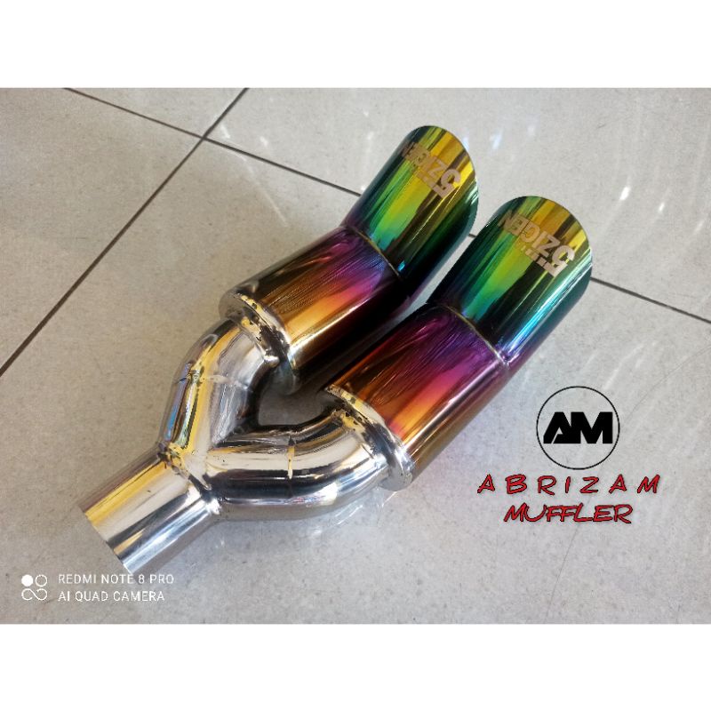 5zigen ท่อไอเสียรถยนต์ Rainbow Branch avanza yaris Brio jazz Swift rush ฯลฯ