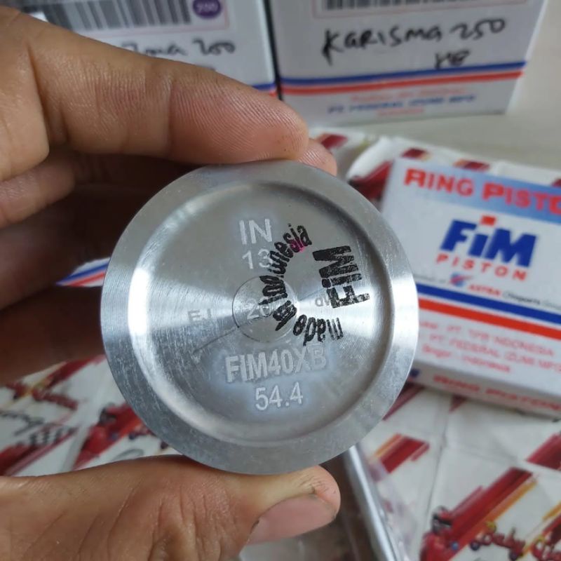 PISTON ชุด SEHER FIM 40 XB KARISMA SUPRA X 125 BLADE 125 CC OS 200 250 300 DIAMETER 54.4 54.9 55.4 ป