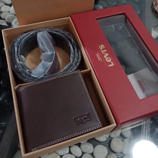 BEST GIFT SET "ซื้อ1 ได้ถึง2" กระเป๋าสตางค์+เข็มขัด Levis @@@