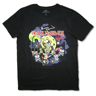 เสื้อยืดแขนสั้นพิมพ์ลาย Iron Maiden tokidoki killers ED Merch