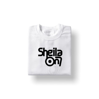 Sheila ON 7th เสื้อยืดลําลอง ผ้าฝ้าย แขนสั้น พิมพ์ลาย DISTRO สําหรับผู้ชาย ผู้หญิง