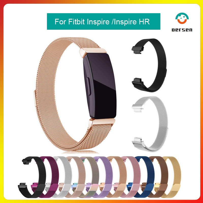 สายนาฬิกา Milanese สําหรับ Fitbit inspire / Inspire HR สายนาฬิกาสแตนเลส เปลี่ยนห่วงโลหะแม่เหล็ก