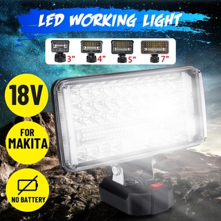 แบตเตอรี่ลิเธียมไอออน LED 18V 3 4 5 7 นิ้ว 5500-6000K สําหรับ Makita