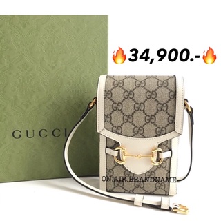 New gucci horsebit 1955 mini bag ขาวน่ารัก