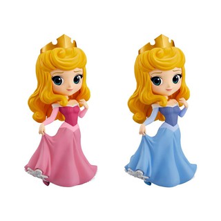 ฟิกเกอร์แท้  Q Posket Disney Characters Princess Aurora ((Pink Dress) &amp; ( Blue Dress))