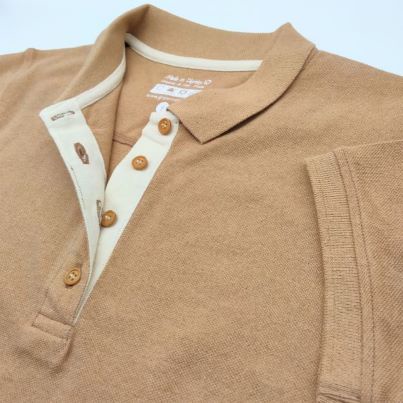 กรีนเนทเสื้อโปโลหญิง สีตุ่น ผ้าฝ้ายยืดออร์แกนิค Organic Cotton