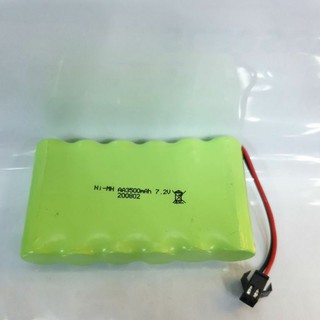 แบตเตอร์รี่รถบังคับ 7.2v ความจุ 3,500 mah