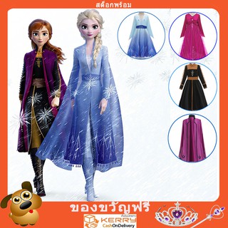 &lt;Angel Dress&gt;ชุดเดรสคอสเพลย์เจ้าหญิง frozen 2 elsa anna สําหรับเด็ก Disney cosply princess dress