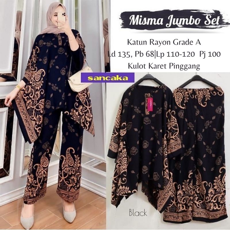 JUMBO WAKA PREMIUM ONE SET RAYON ชุด PAJAMA สําหรับผู้หญิงใหม่ล่าสุดพร้อมทวีป