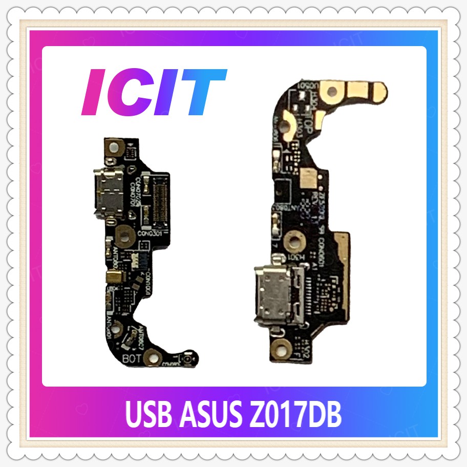 USB  Asus Zenfone 3 5.2 ZE520KL/Z017DB อะไหล่สายแพรตูดชาร์จ Charging Connector Port Flex Cable（ได้1ชิ้นค่ะ) ICIT-Display