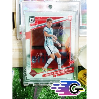 การ์ดนักฟุตบอล  2021-22 Panini Donruss Soccer Road To Qatar optic #106 jørgen strand larsen RC