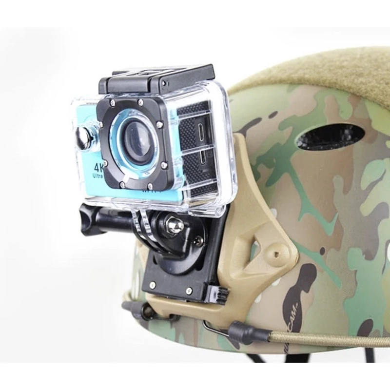 (วัสดุพลาสติก) ฐาน ติดหมวก FAST/หมวกทหาร/TACTICAL HELMET สำหรับ โกโปร กล้องแอคชั่น for Gopro , DJI ACTION  Action camera thumbnail 8