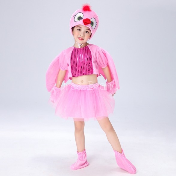 (พร้อมส่งสีแดง) ชุดแฟนซีนก แฟนซีเด็กนก นก รุ่น ชุดนกเด็ก Bird Kids Fancy ชุดนก - รูปที่ 5