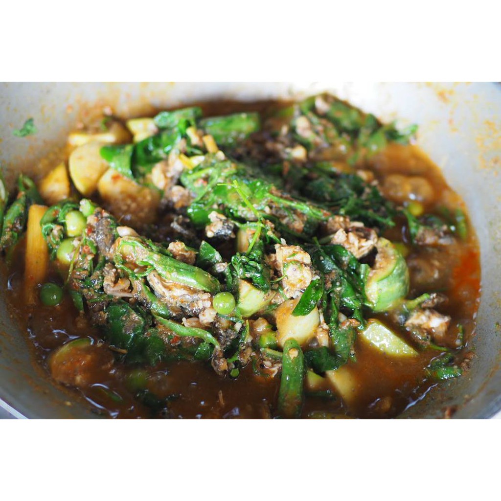 น้ำพริกแกงแค 500 กรัมน้ำพริกแกงตราแม่อำพร เชียงใหม่ แกงทางเหนือ น้ำเงี้ยว ฮังเล ข้าวซอย แกงแคฯลฯ - รูปที่ 2