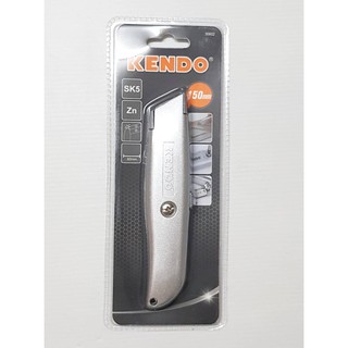 KENDO (เคนโด้) 30602 มีดคัตเตอร์แบบเลื่อน 150mm. (10") คัตเตอร์โรงงาน ผลิตจาก Zinc Alloy พร้อมใบมีดแรงกดสูง