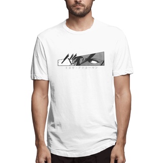 T-shirt  มาใหม่ เสื้อยืดแขนสั้น ผ้าฝ้าย 100% พิมพ์ลายมังงะ Attack On Titan Mikasa Ackerman Stare SnK สําหรับผู้ชายS-5XL