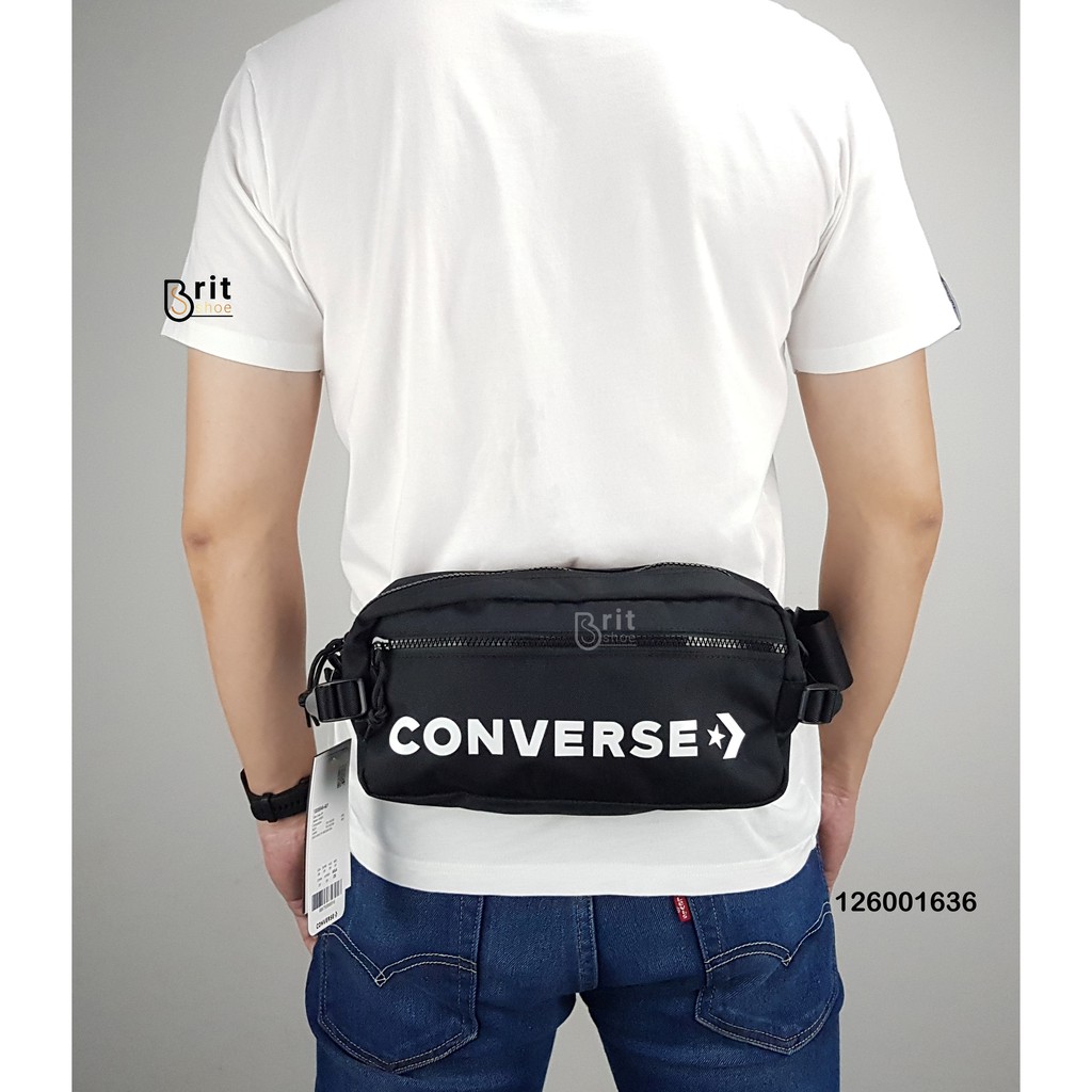 converse star chevron waist bag