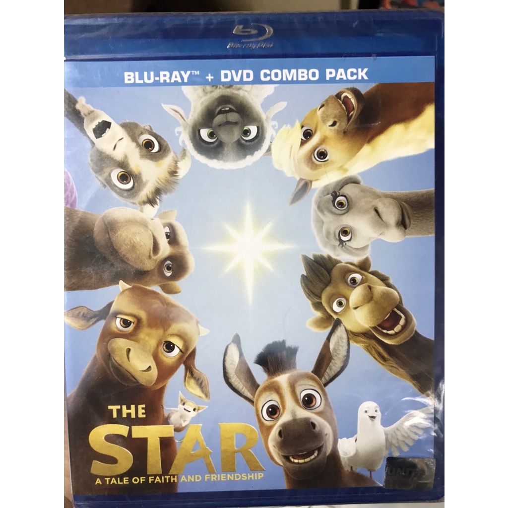 Blu-ray + DVD Combo Pack : The Star (2017) คืนมหัศจรรย์แห่งดวงดาว Animation Cartoon การ์ตูน