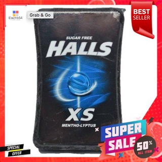 Halls Xs Mentholyptus 15gm ฮอลล์เอ็กซ์เอสลูกอมชูการ์ฟรีเมนโทลิบตัส