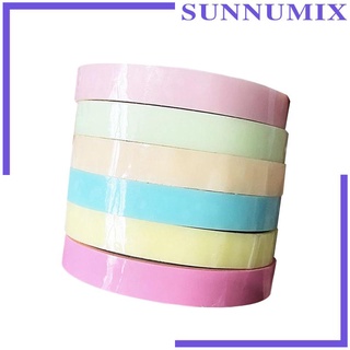 [Sunnimix] 6x Colored Sticky Ball Rolling Tape DIY Making Ball Scrapbook Embellishment