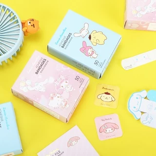 พลาสเตอร์กันน้ำ พลาสเตอร์ปิดแผล แผ่นใหญ่ ลายการ์ตูน 30-40 ชิ้น ลาย Sanrio ลิขสิทธิ์แท้จาก miniso