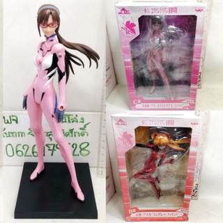 (แท้/มือ1,2) BANPRESTO ​NEON GENESIS EVANGELION ASUKA,MAKINAMI MARI Figure​ โมเดล​ อีวานมากินามิ มาริ อิลัสเทรียส อาสึกะ