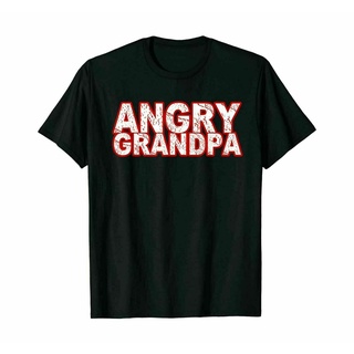 เสื้อยืดผ้าฝ้าย เสื้อยืด ทรงสลิมฟิต ลาย Angry Grandpa Trend เป็นที่นิยม ใส่ในบ้าน