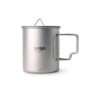 Teranuvo x elago x NASA Camping Titanium Mug 450ML แก้ววัสดุไทเทเนียม แคปปิ้ง สินค้าพร้อมส่ง