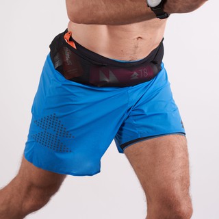 T8 Run กางเกงวิ่งผู้ชาย V2 Blue Sherpa Shorts - Men