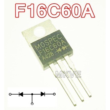 (1ตัว) F16C60A ใช้แทน F16C50A , F16C40A , F16C30A , F16C20A , 16A 600V (รหัสสินค้า M01293)