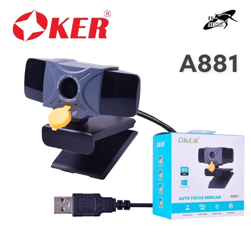 OKER WEB CAMERA AUTO FOCUS WEBCAM A881