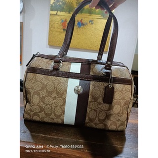 coach bag signature canvas speedy 30usedlikenew