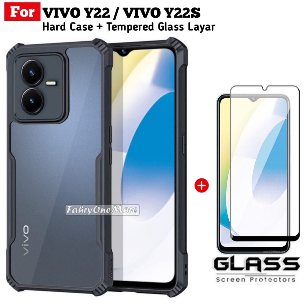 LAYAR Vivo Y22 / Vivo Y22s Hard Case กันกระแทก Fusion Free Anti-Scratch Screen สีโทรศัพท์มือถือ