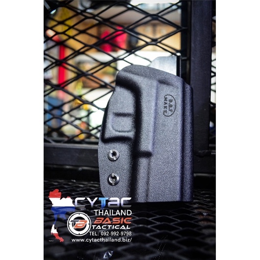 ซองพกนอก KYDEX BBF สำหรับ GLOCK19 (IDPA)