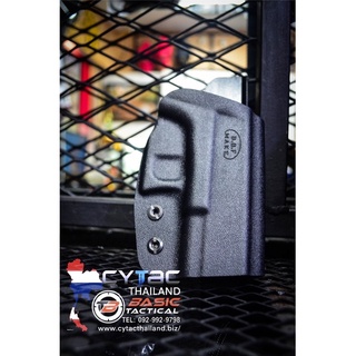 ซองพกนอก KYDEX BBF สำหรับ GLOCK19 (IDPA)