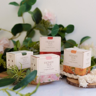 HONEYTEA Hi ชาของขวัญชนิดบรรจุกล่องชาดอกไม้สุขภาพ