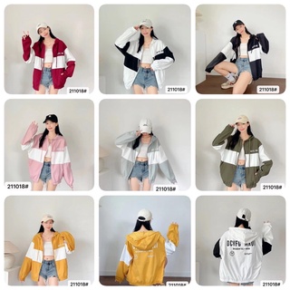 เสื้อคลุมผ้าร่มใส่คลุมสบายๆ กันแดดได้ กันหนาวได้