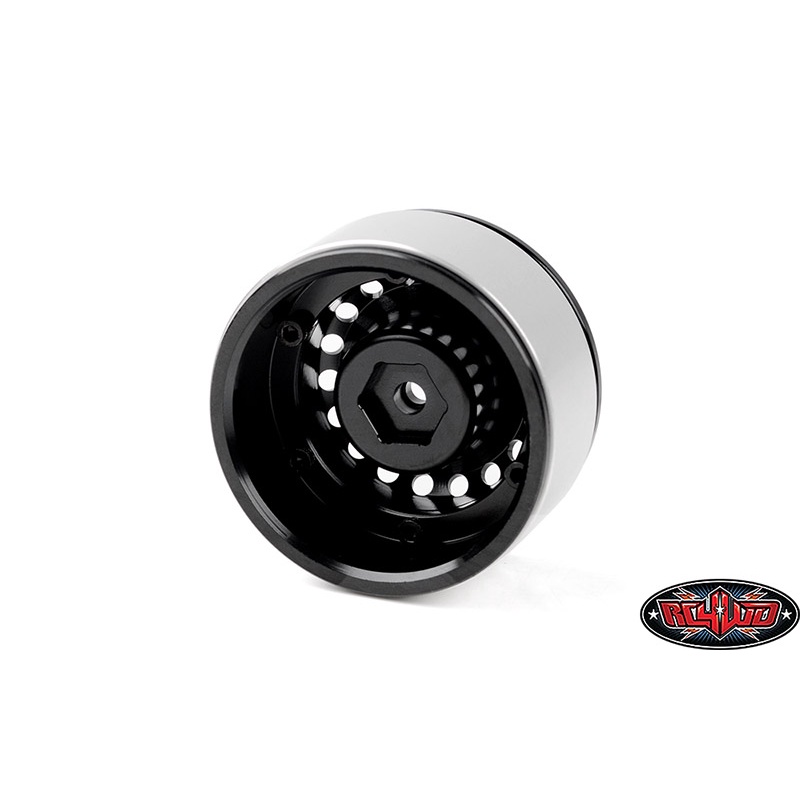 Rad 1.9" Aluminum Internal Beadlock Wheels (Black)(ระยะเวลาในการจัดส่ง2-4สัปดาห์)