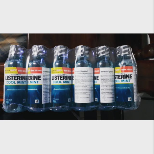 Listerine Cool mint size 100ml (6 ขวด)