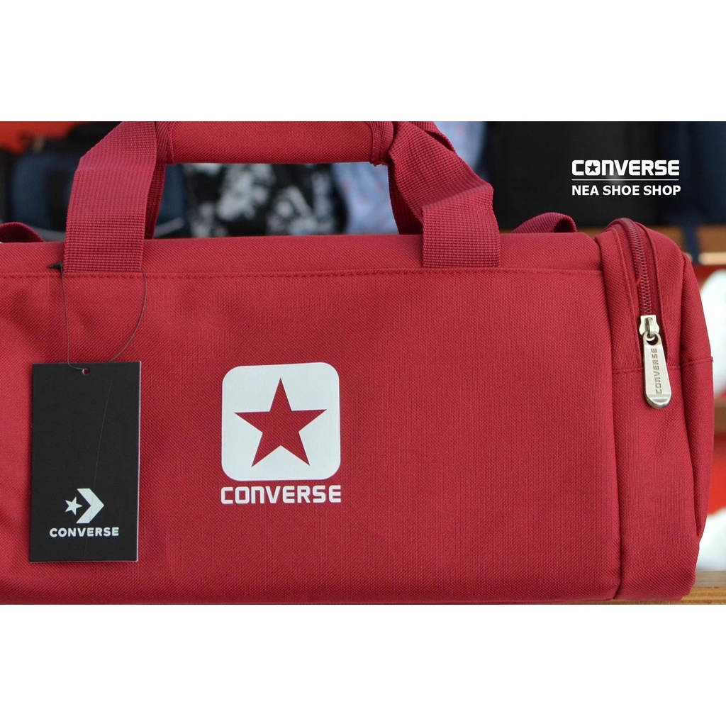 [ลิขสิทธิ์แท้] Converse SPORTY BAG สีแดง (รุ่นสุดฮิต) กระเป๋า พร้อมสายสะพายข้าง คอนเวิร์ส GkGB
