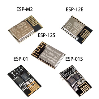 Esp-01 Esp-01S Esp-M2 Esp-12S Esp-12E Esp-12F Esp8266 อุปกรณ์โมดูลรับสัญญาณอินเตอร์เน็ตไร้สาย