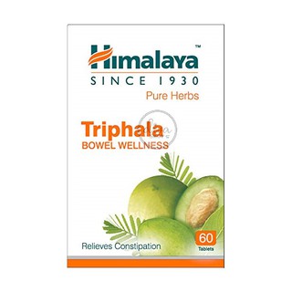 Himalaya Triphala ตรีผลา แก้ท้องผูก บำรุงลำไส้ ดีท้อกซ์ 60 เม็ด