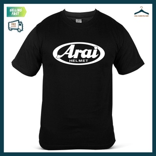 De32wew632 เสื้อยืดลําลอง ผ้าฝ้าย แขนสั้น พิมพ์ลาย Arai MotorSport สําหรับผู้ชาย POI32SDF22504