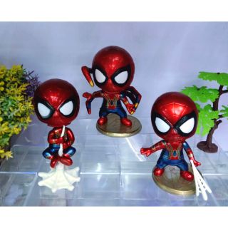 หุ่น สไปเดอร์แมน 3 ตัว ซุปเปอร์ฮีโร่ของเล่น Spider-Man models three piece set