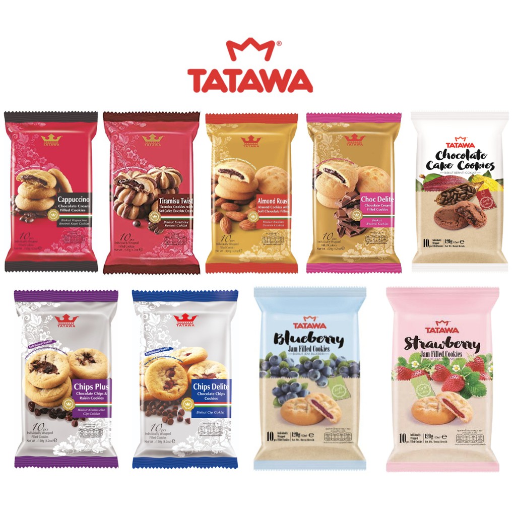 TATAWA Cookies 120g ++ คุกกี้สอดไส้ ตรา ทาทาวา Shopee Thailand