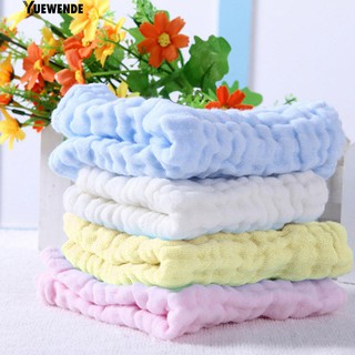 ‴ผ้าฝ้ายนุ่มทารกทารกแรกเกิดผ้าขนหนูอาบน้ำ Washcloth ให้อาหารเช็ดผ้า